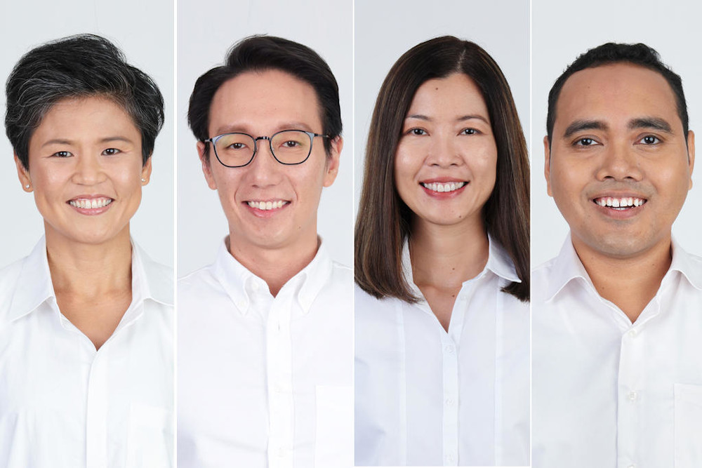 (From left) First-term MPs Poh Li San, Edward Chia, Ng Ling Ling and Zhulkarnain Abdul Rahim. u00e2u20acu201d Picture from Peopleu00e2u20acu2122s Action Party via TODAY