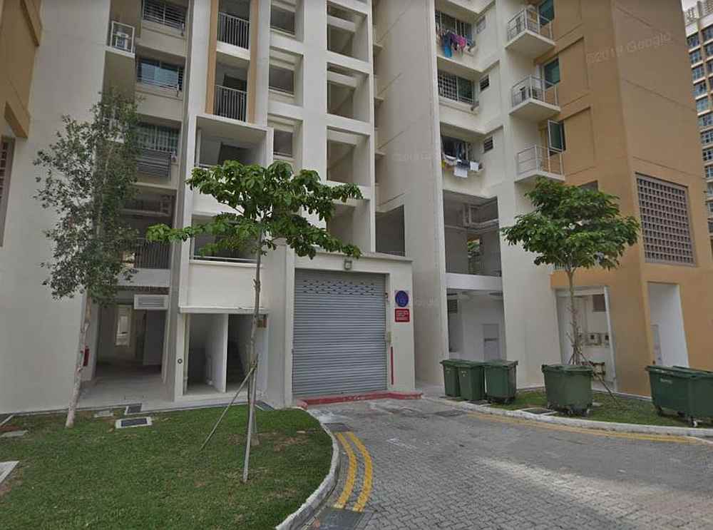 Police say a call from Blk 227A Sumang Lane, Singapore was received from a man who claimed his friend was a victim of high-rise littering and was injured by a glass bottle. u00e2u20acu201d Picture courtesy of Google Maps via TODAY