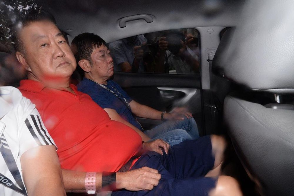 Tan Nam Seng (left) pleaded guilty to one charge of committing an offence of culpable homicide not amounting to murder. u00e2u20acu201d TODAY pic