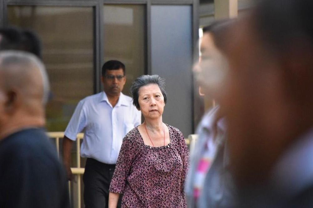 Tan Hwee Ngo outside court during her criminal trial in January 2019. u00e2u20acu201d CNA pic via TODAY
