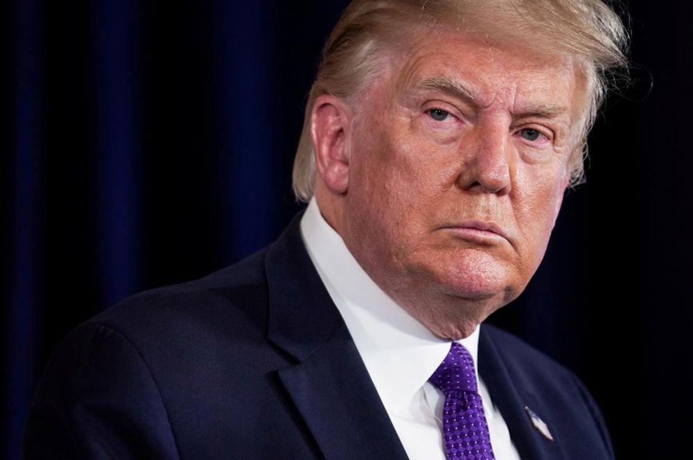 US President Donald Trump speaks during a news conference at Trump National Golf Club in Bedminster, New Jersey, US, August 15, 2020. u00e2u20acu201d Reuters pic