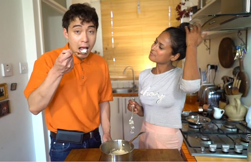 'Uncle Roger' puts an end to any doubts people may have had of Patelu00e2u20acu2122s ability to cook rice. u00e2u20acu201d Screengrab via Youtube/mrnigelng 