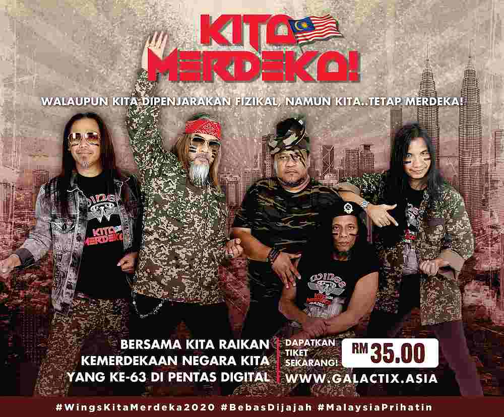 Legendary rock group Wings will be celebrating Merdeka Day in a live-streaming concert on August 29. u00e2u20acu201d Picture courtesy of Wings