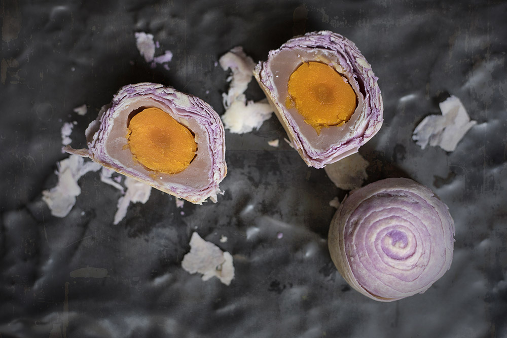 Yam mooncakes could evoke childhood memories.