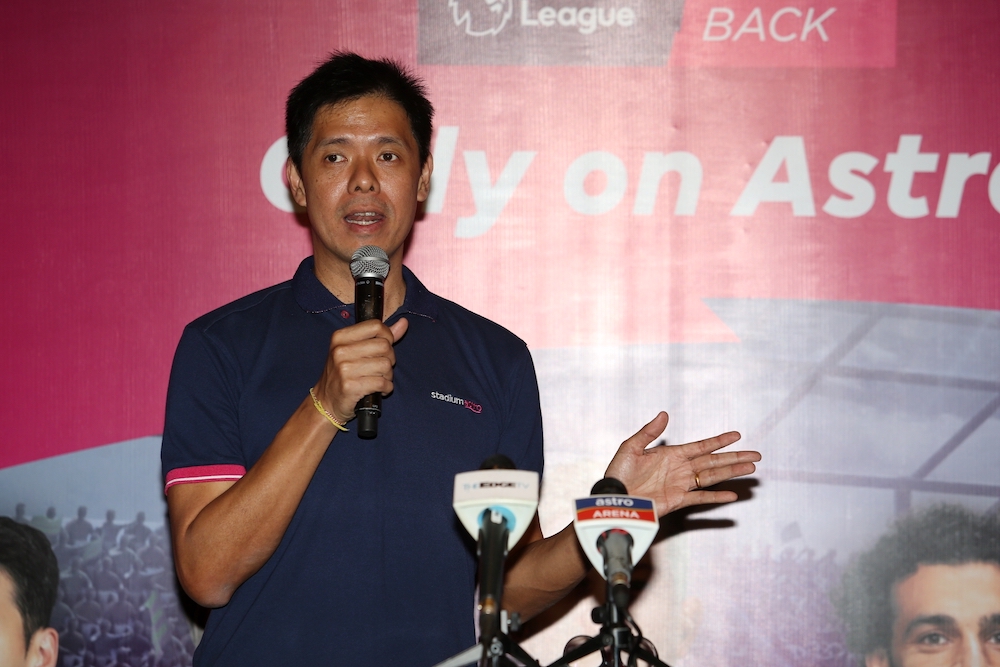 Astro’s head of sports CK Lee said that the company is working on a host of new interactive initiatives and activities for fans to take part in as well. — Picture by Choo Choy May