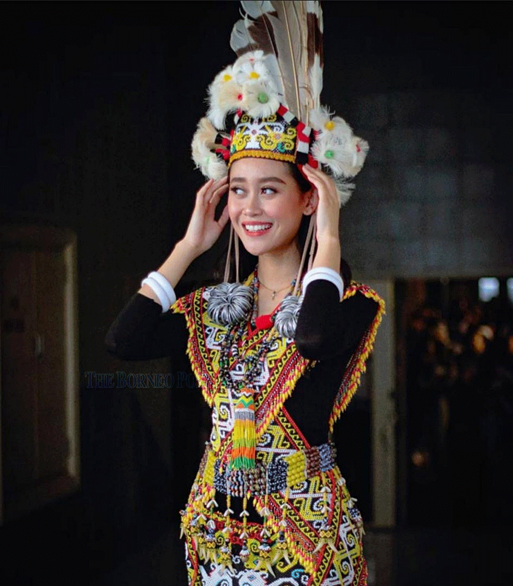Francisca Luhong James is this year's Miss Universe Malaysia winner. — Picture via Borneo Post Online