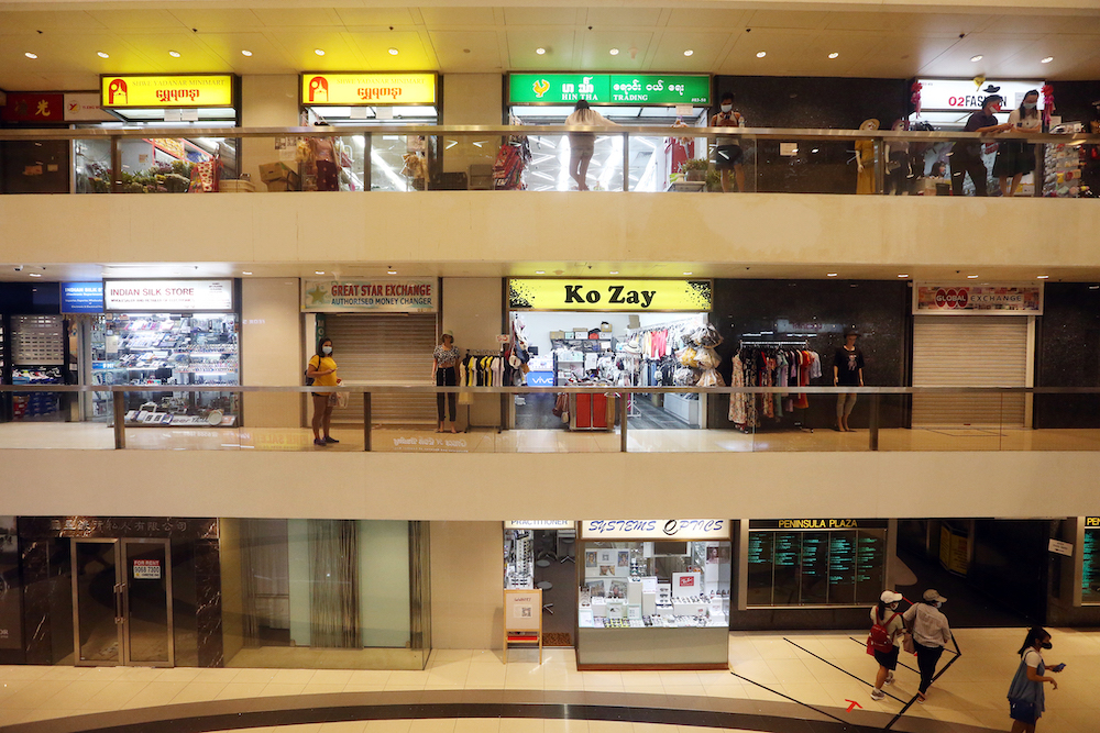 Peninusla Plaza mall on September 6, 2020. — Ooi Book Keong/TODAY pic