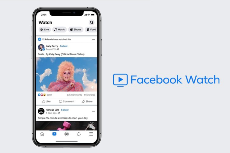 Facebook recently announced that its Watch tab now attracts 1.25 billion users per month. u00e2u20acu201d Picture courtesy of Facebook