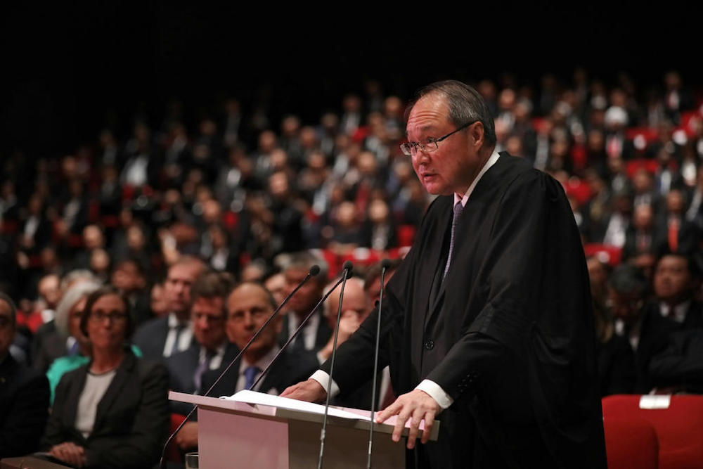 The Attorney-General's Chambers said Lucien Wong had recused himself from the ongoing review of the case as early as Saturday u00e2u20acu02dcfor personal reasonsu00e2u20acu2122. u00e2u20acu201d TODAY file pic