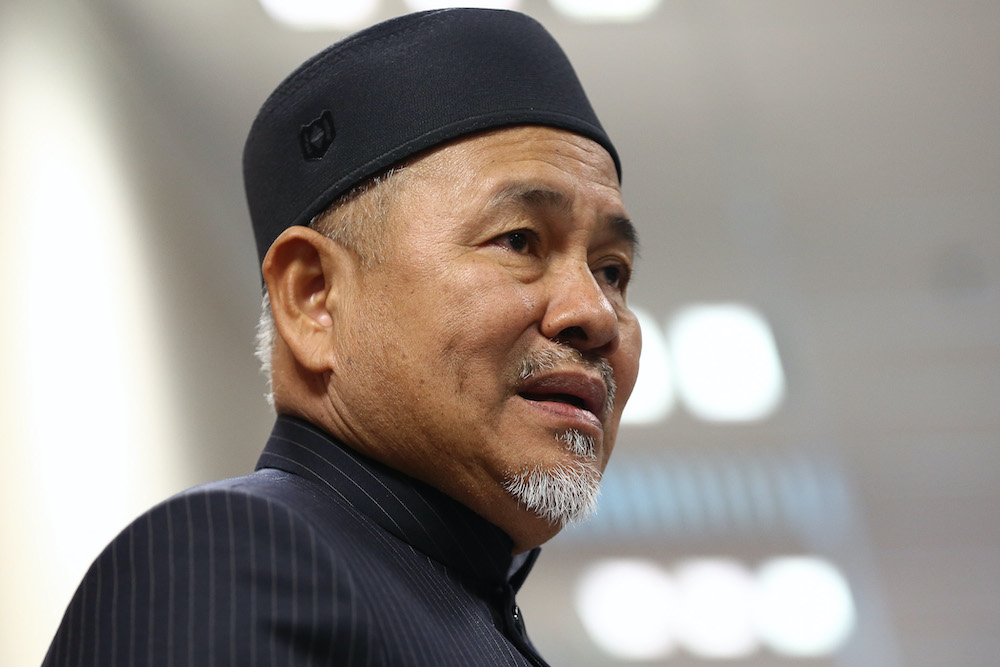 Environment and Water Minister Datuk Tuan Ibrahim Tuan Man speaks during a press conference at its ministry in Putrajaya September 14, 2020. u00e2u20acu201d Picture by Yusof Mat Isa 