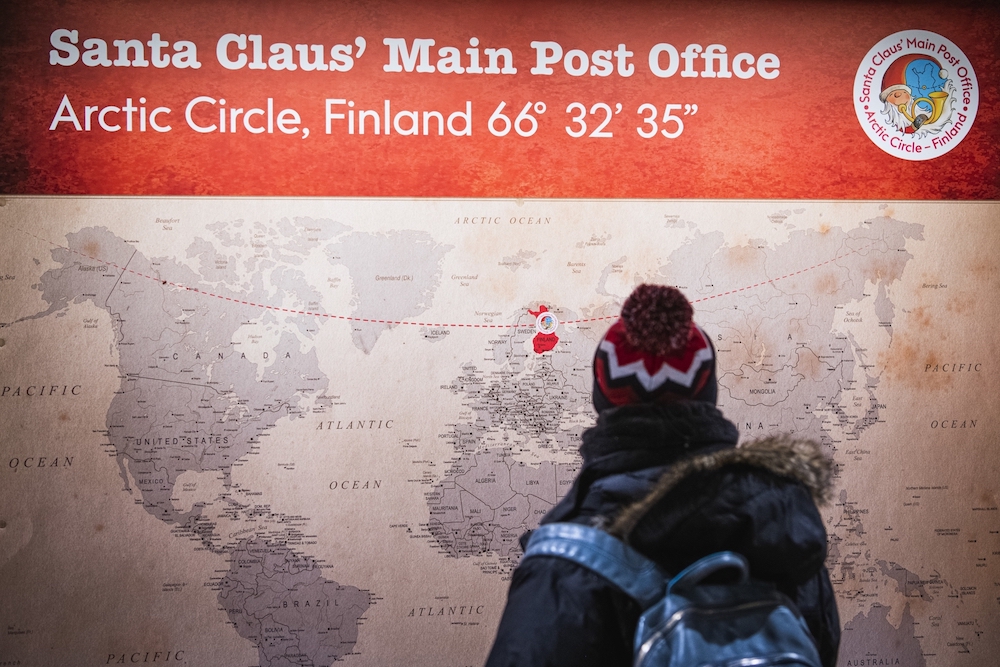 Tourists visit Santa Clausu00e2u20acu2122 post office at Santa Claus Village near Rovaniemi, Finnish Lapland. u00e2u20acu201d AFP pic