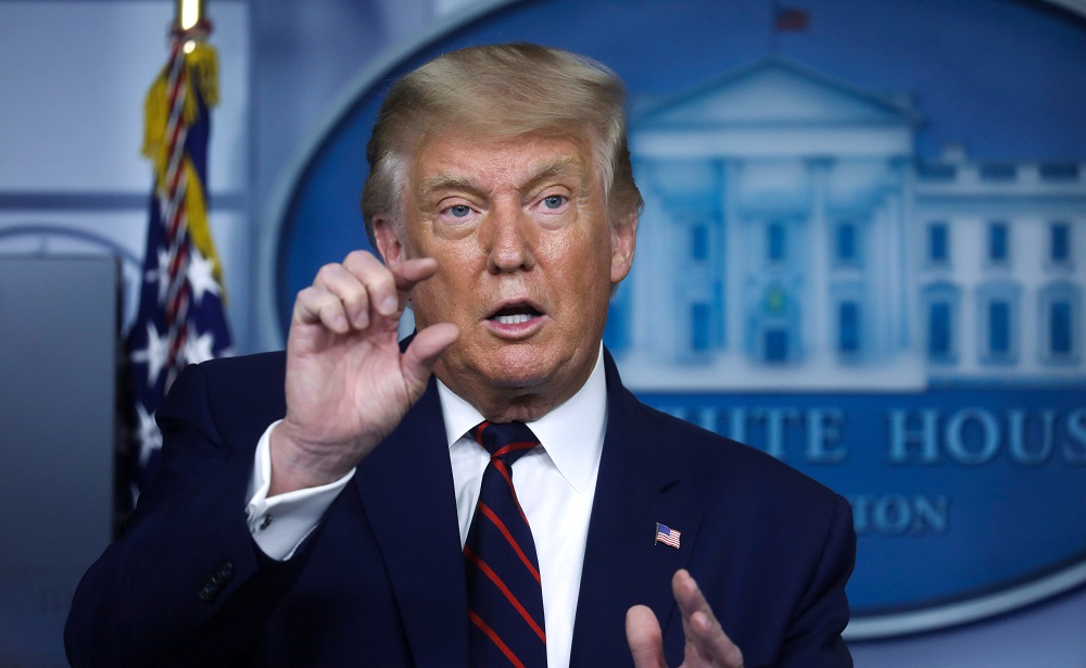 US President Donald Trump answers questions during a news conference at the White House in Washington September 4, 2020. u00e2u20acu201d Reuters pic