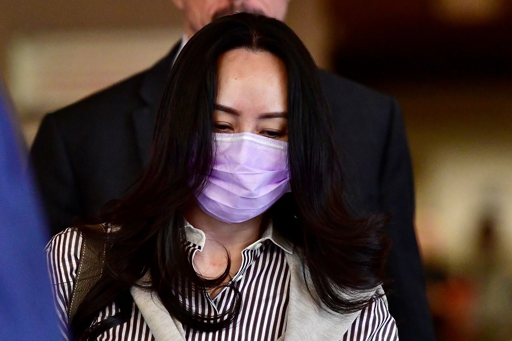 Huawei Technologies Chief Financial Officer Meng Wanzhou leaves a court hearing during a break in Vancouver September 28, 2020. u00e2u20acu201d Reuters pic