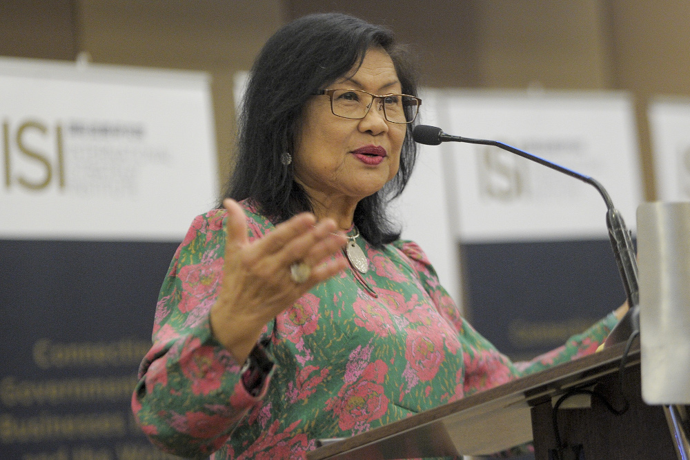 Tan Sri Rafidah Aziz delivers her speech during the 2nd Malaysia Anti-Corruption Forum with the theme u00e2u20acu02dcRestoring Trust and Building a Culture of Integrityu00e2u20acu2122 at The Everly Putrajaya, September 3, 2020. u00e2u20acu201d Picture by Shafwan Zaidon