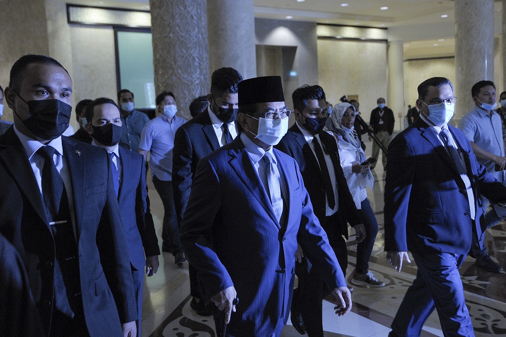 Former Sabah chief minister Tan Sri Musa Aman arrives at the Palace of Justice in Putrajaya September 8, 2020. u00e2u20acu201d Picture by Shafwan Zaidon