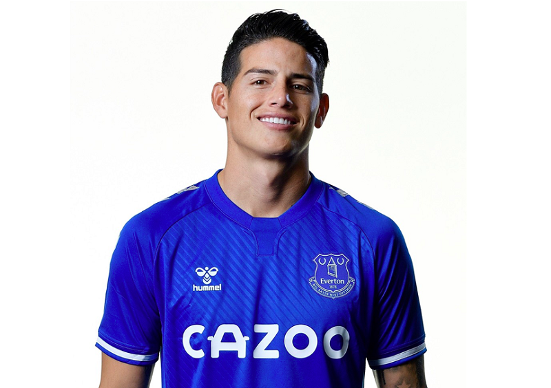 Pemain antarabangsa kelahiran Colombia James Rodriguez mengikat kontrak baharu bersama Everton dengan perjanjian bernilai u00c2u00a320 juta atau US$26 juta.  u00e2u20acu201d  Foto oleh ihsan FacebookEverton Football Club