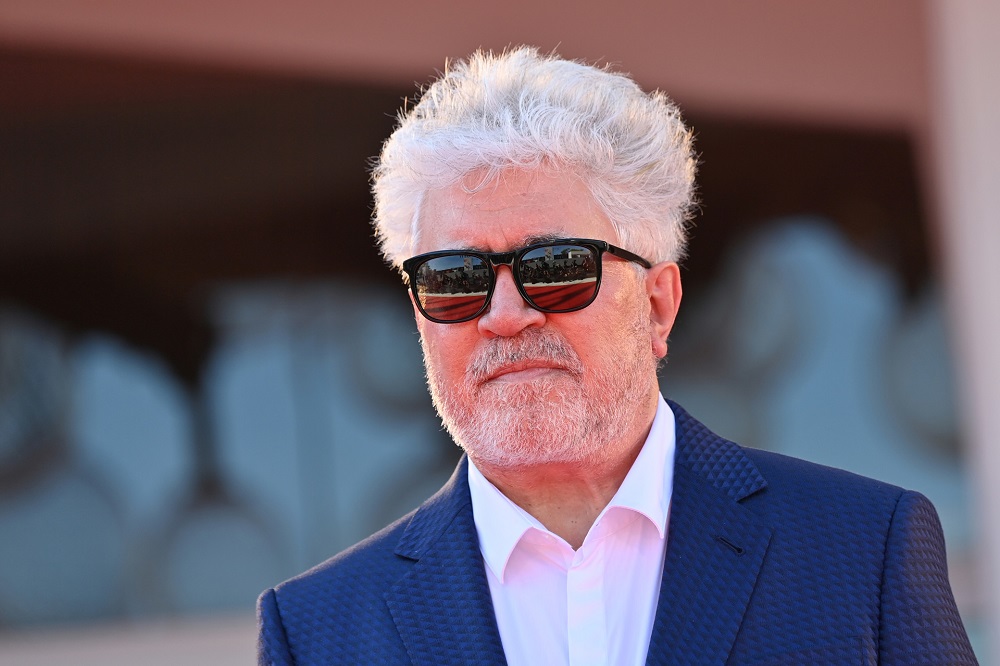 Spanish director Pedro Almodovar arrives for the screening of the film u00e2u20acu0153The Human Voiceu00e2u20acu009d presented out of competition on the second day of the 77th Venice Film Festival. u00e2u20acu201d AFP pic