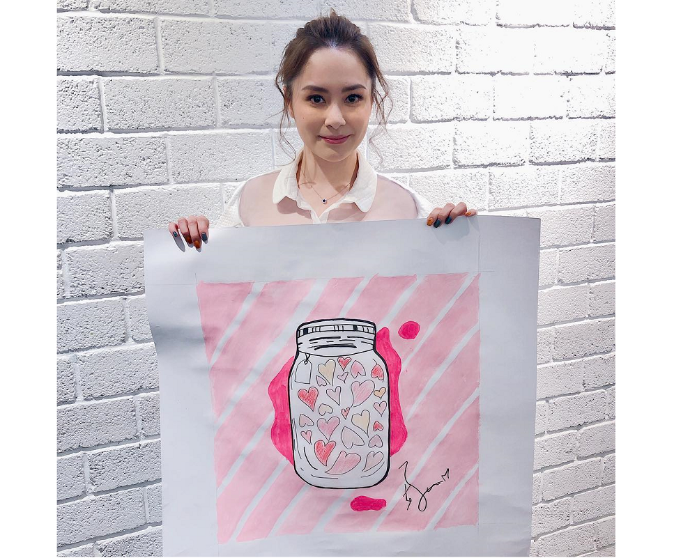 Gillian Chung has undergone surgery to minimise scarring after 66 stitches to her forehead. u00e2u20acu201d Picture via Instagram/ q_gill