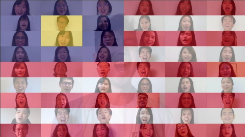 'We the Rakyat' movement in Melbourne started brainstorming early this year and decided to have a virtual global choir in April in conjunction with Malaysia Day. — Screenshot from YouTube