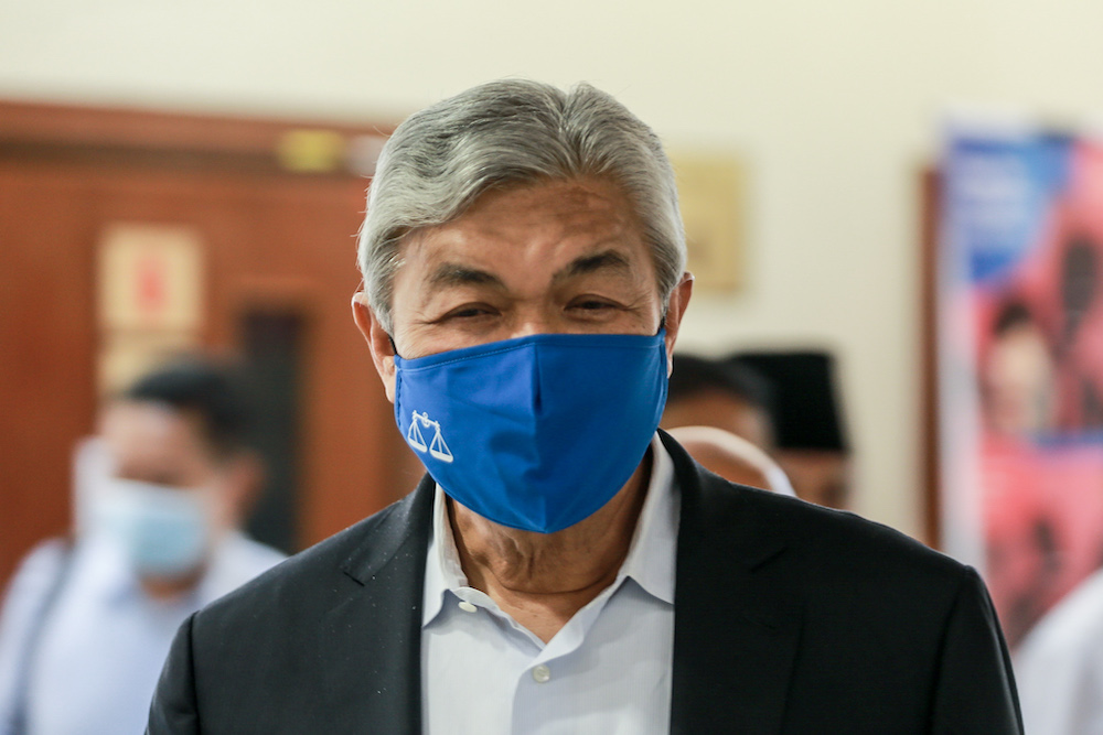 The High Court had to postpone Datuk Seri Ahmad Zahid Hamidi’s trial twice in September. — Picture by Ahmad Zamzahuri