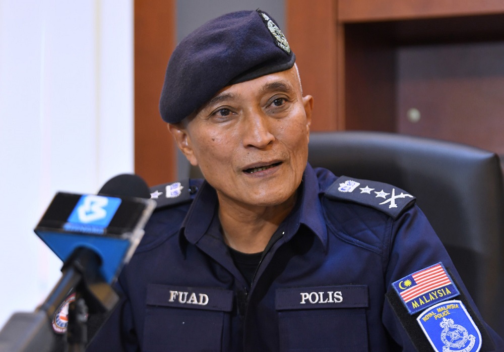ESSCom commander Datuk Ahmad Fuad Othman speaks during an interview in Lahad Datu September 19, 2020. u00e2u20acu2022 Bernama pic