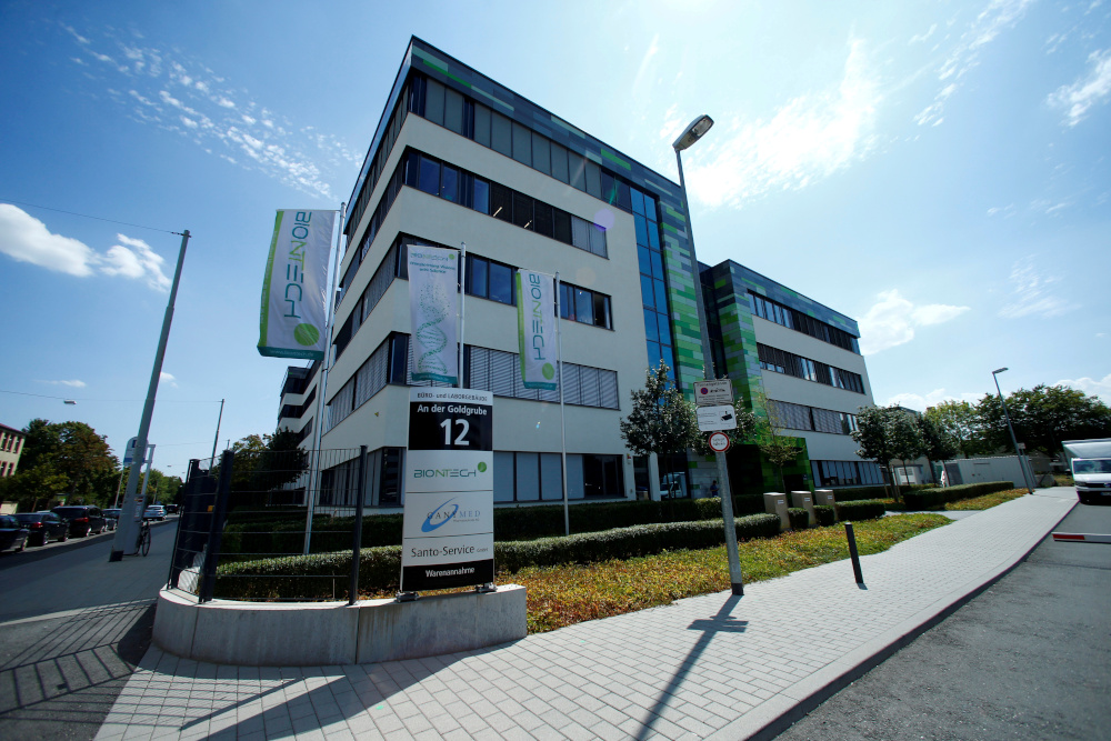 The headquarters of biopharmaceutical company BioNTech in Mainz, Germany July 31, 2018. u00e2u20acu201d Reuters pic 