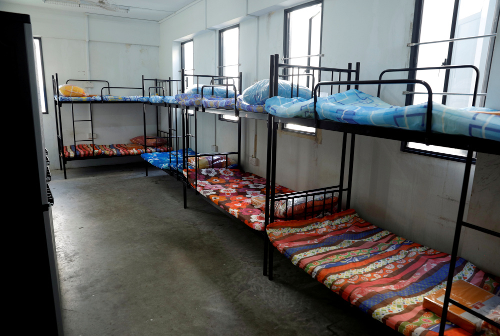 View of a dormitory room for migrant workers who have recovered from the coronavirus disease amid the outbreak in Singapore May 15, 2020. u00e2u20acu201d Reuters pic 