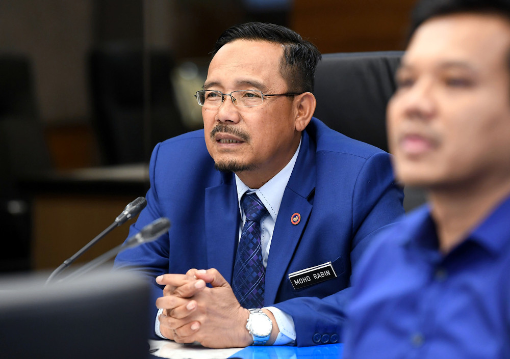 MKN director-general Datuk Mohd Rabin Basir at a briefing session in conjunction with the launch of the Malaysia Cyber Security Strategy (MCSS) 2020-2024 in Cyberjaya September 11, 2020. u00e2u20acu201d Bernama pic 