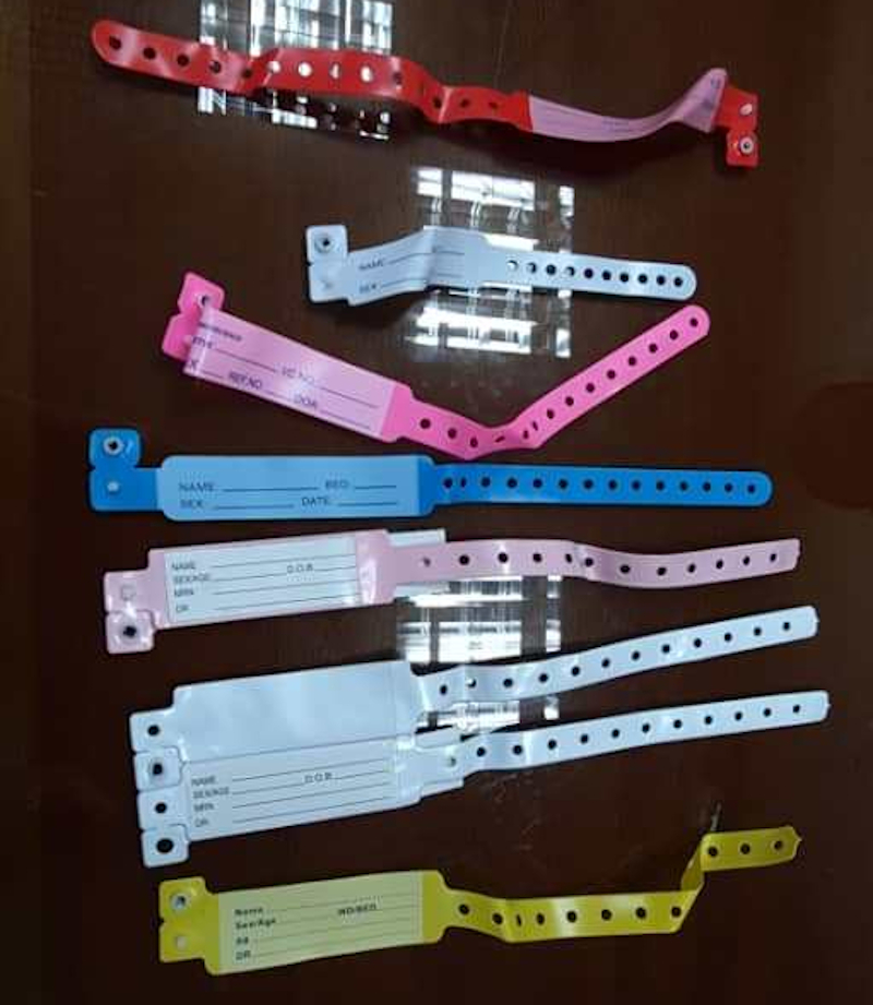 The wristbands are issued to those undergoing their mandatory quarantine and may not legally be removed by any person other than an authorised Health Ministry officer. u00e2u20acu201d Picture from the Ministry of Health 