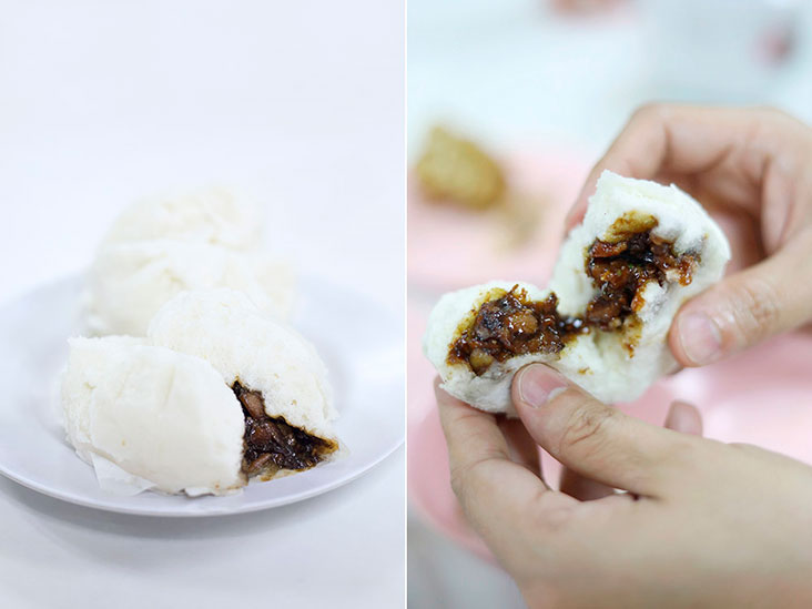 Fluffy and hot from the steamer, a freshly made 'cha siu bao' is a real delight.