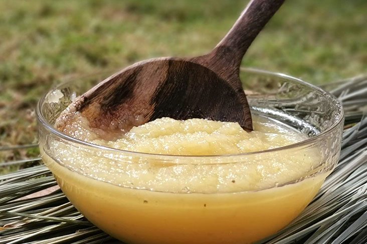 Omeor Grill’s signature pineapple sauce, made from a secret recipe by Teh’s father