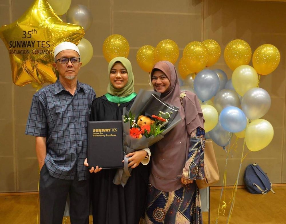 Aqilah said her parents have been considerate of her condition and will take it into account when planning meals and holidays for the family. — Picture courtesy of Nur Aqilah Shaari