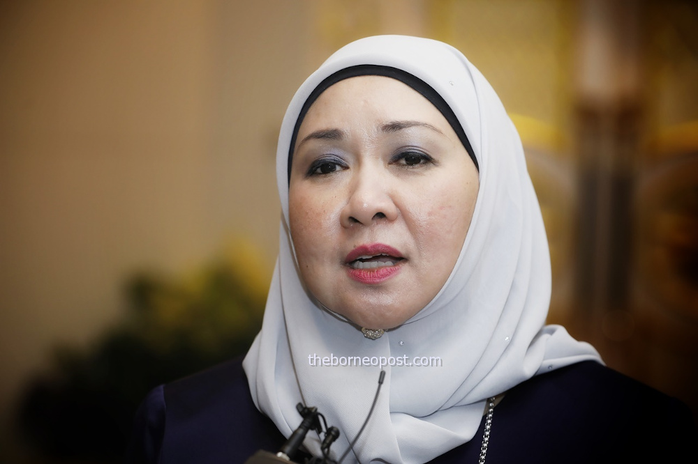 Datuk Sharifah Hasidah Sayeed Aman Ghazali said Sarawak did not offer any discount or reduction at all to Petronas and its subsidiaries when it comes to the payment of SST. u00e2u20acu201d Borneo Post pic