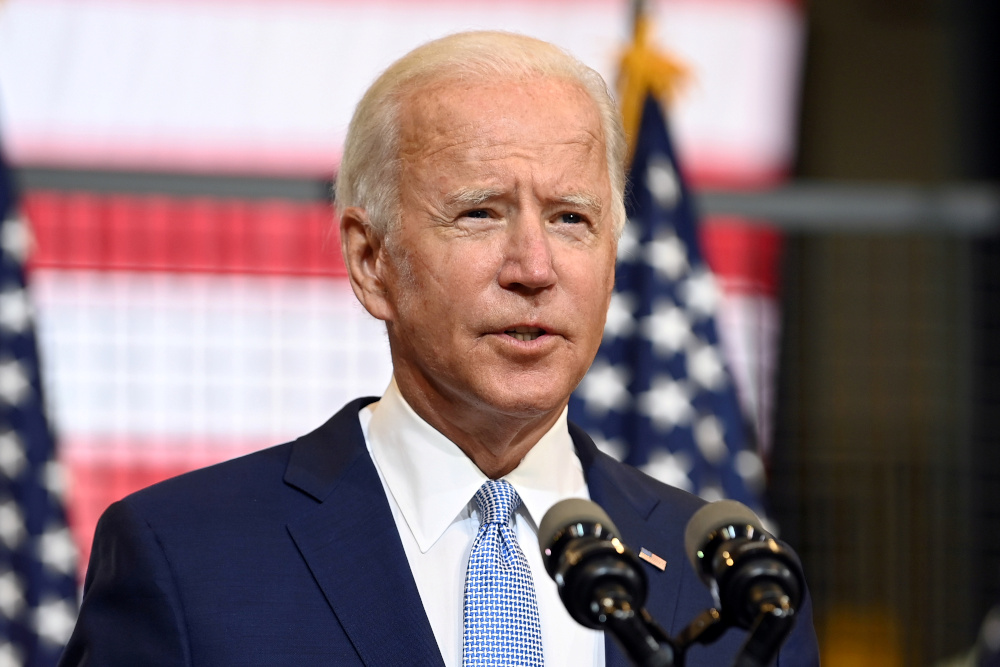 US Democratic presidential nominee and former Vice President Joe Biden speaks about safety in America during a campaign appearance in Pittsburgh, Pennsylvania, August 31, 2020. u00e2u20acu201d Reuters pic 