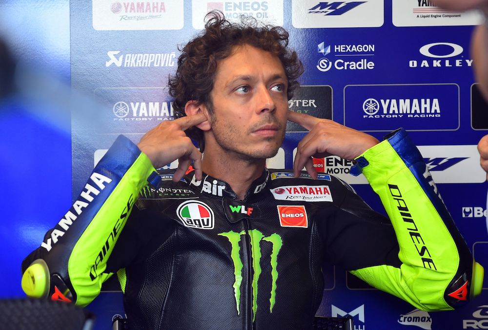 Monster Energy Yamahau00e2u20acu2122s Valentino Rossi during practice at the San Marino Grand Prix  in Misano World Circuit Marco Simoncelli, Misano, Italy, September, 2020. u00e2u20acu201d Reuters picnnnn