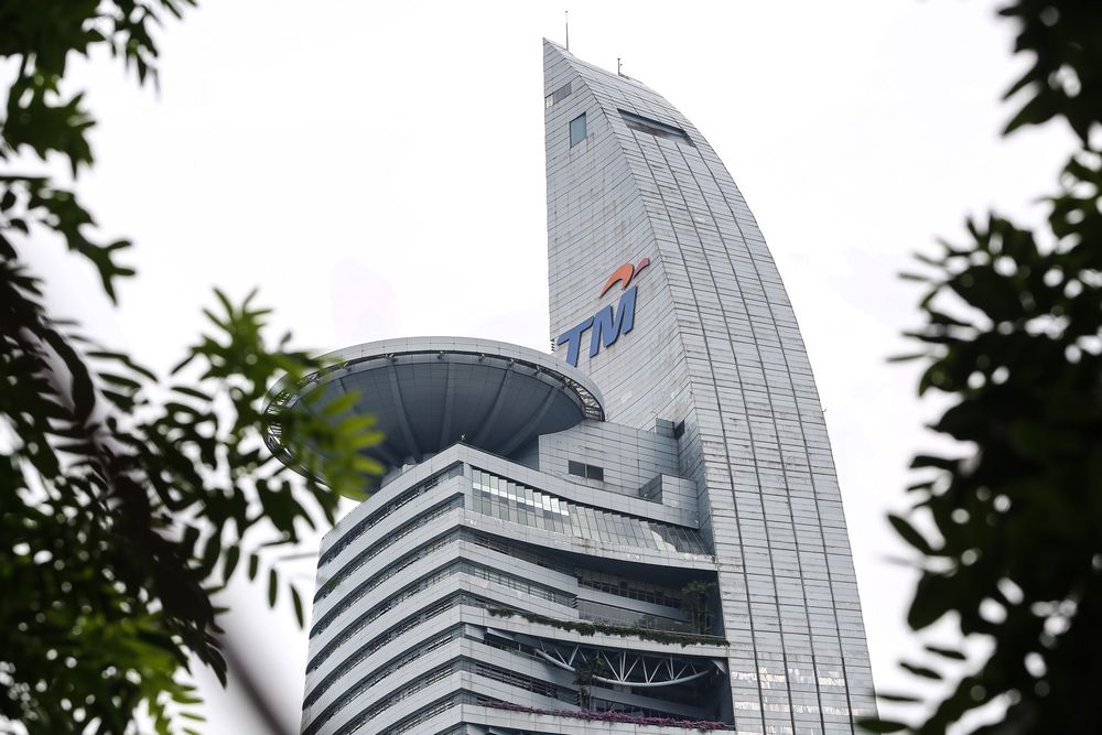 The TM logo is seen at its headquarter in Kuala Lumpur, September 20, 2020. u00e2u20acu201d Picture by Yusof Mat Isa