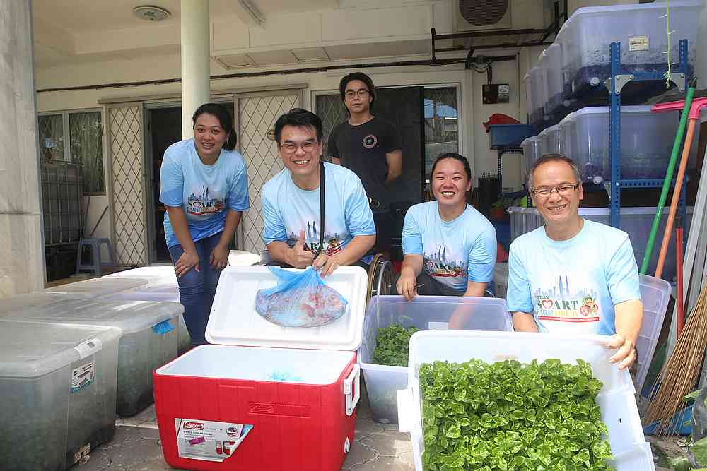 Tang and his team at PWD Smart Farmability. — Picture by Choo Choy May 