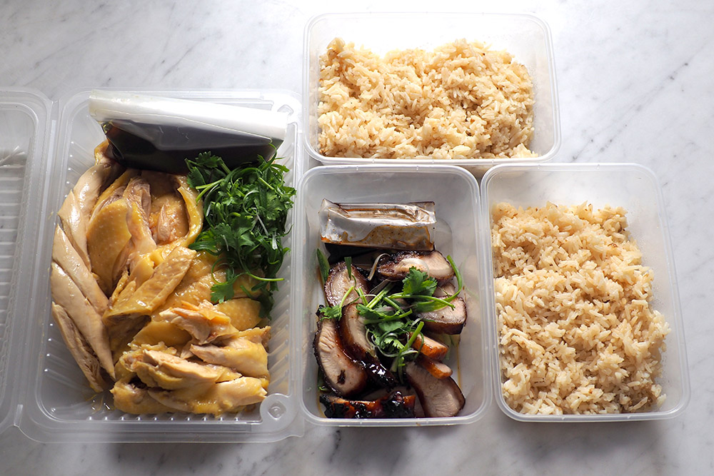 Ask for the sauces to be packed separately so you can add according to taste.