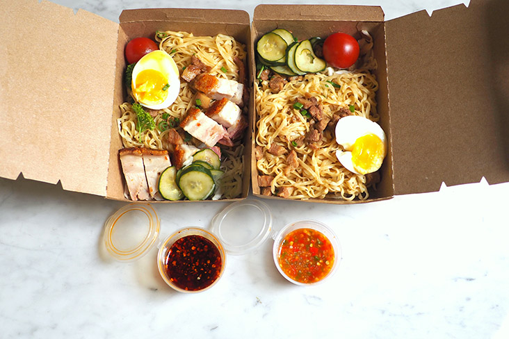 Your takeaway is packed in boxes, making it a good option if you're working at the office