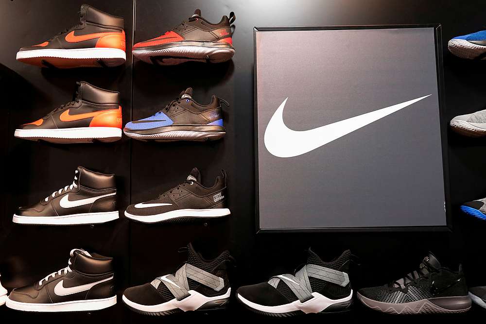 Nike shoes are seen on display in New York March 18, 2019. u00e2u20acu201d Reuters pic