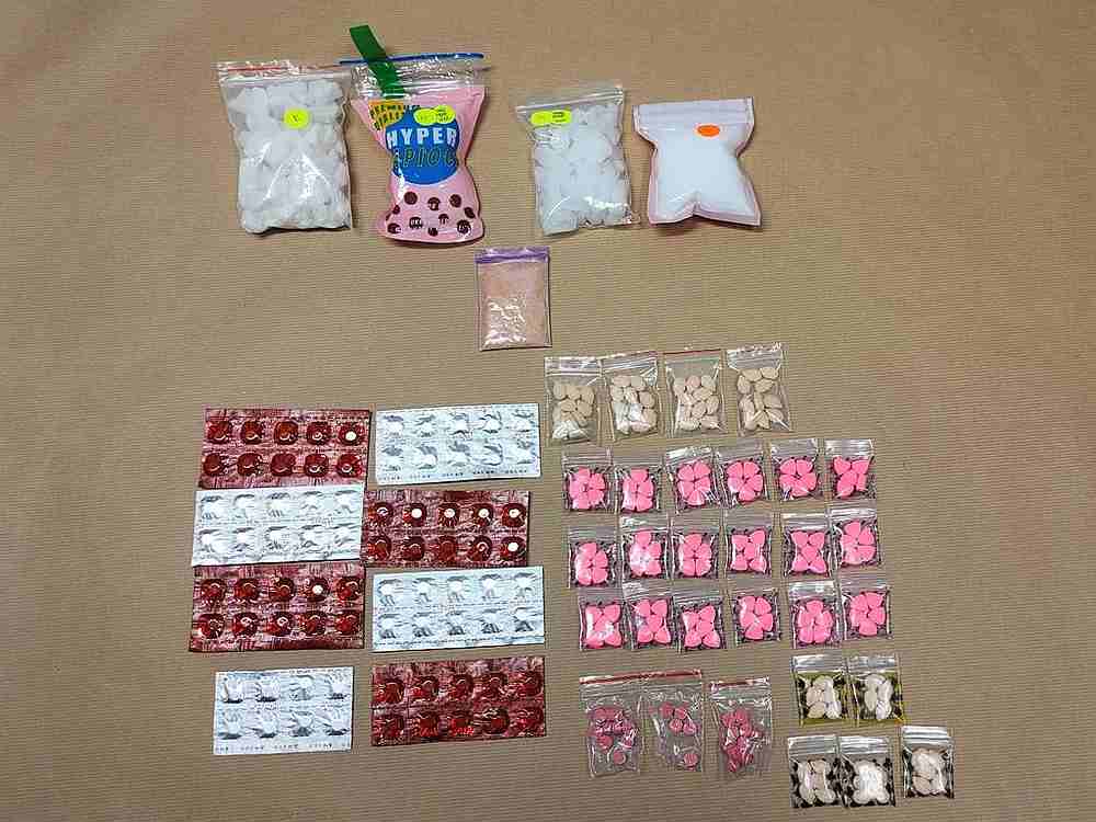 Some of the drugs recovered from a unit in the vicinity of Eng Hoon Street on September 14, 2020.nu00e2u20acu201d Singapore Central Narcotics Bureau pic via TODAY