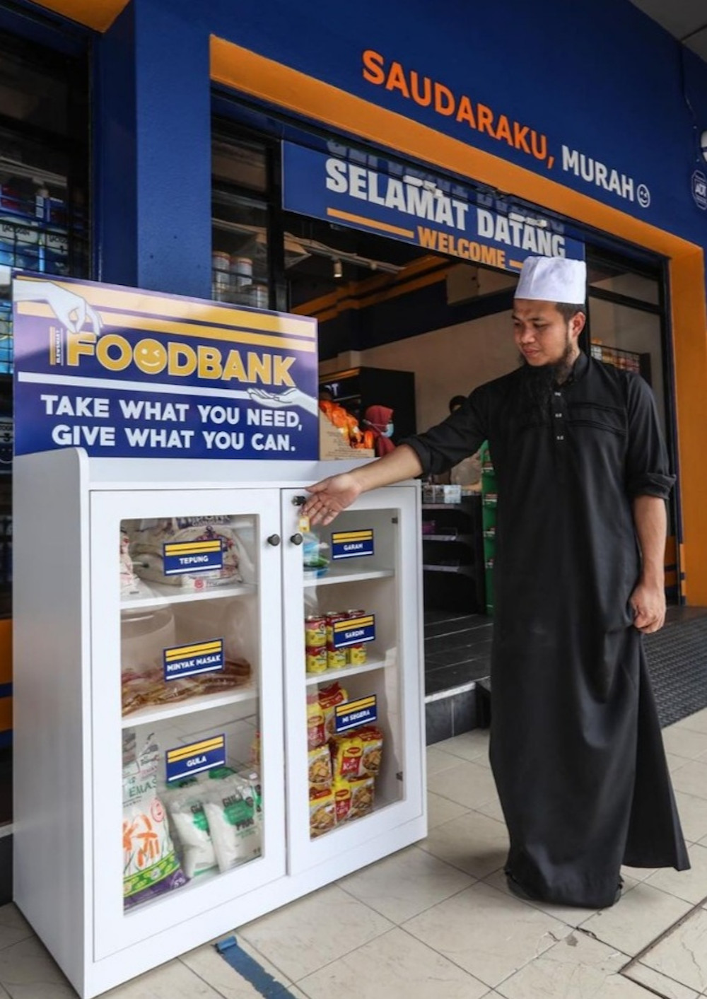 Celebrity preacher Ustaz Ebit Lew is extending his act of kindness by providing a food bank at all his Elews Mart sundry mart. u00e2u20acu201d Picture from Facebook/ Ebit Lew