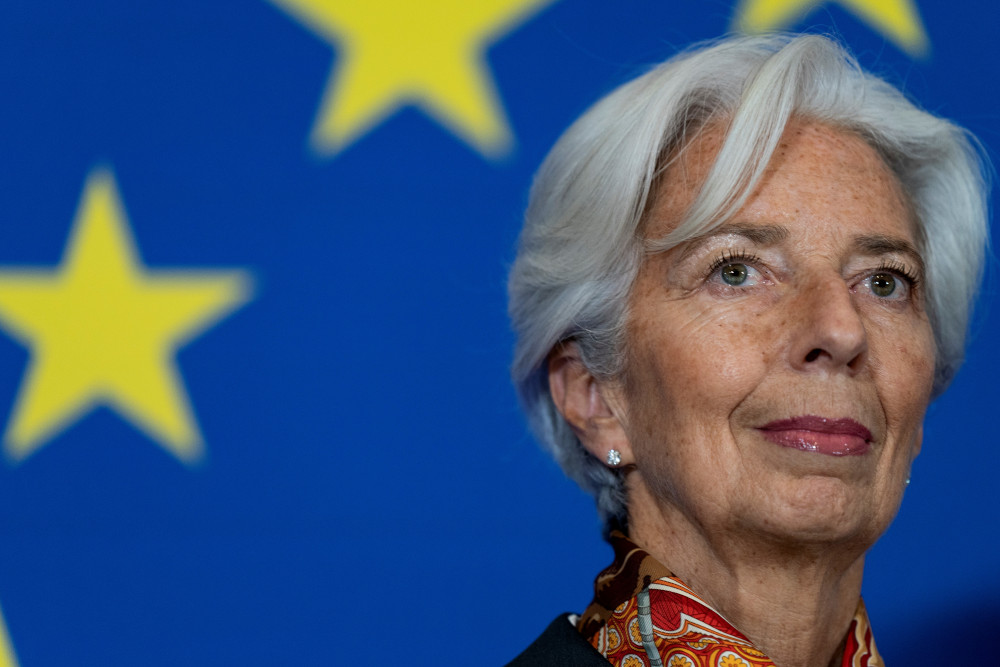 In this file photo taken December 1, 2019 president of the European Central Bank (ECB) Christine Lagarde speaks during a press conference at the House of European History in Brussels. u00e2u20acu201d AFP pic