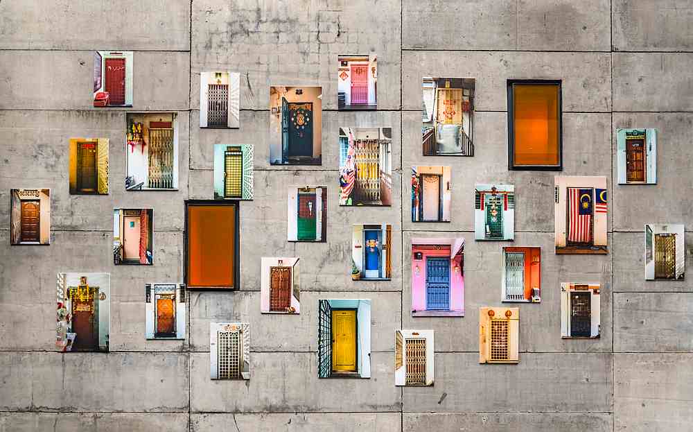 'Portals' by Jo Quah for KL20X20 at Backhome Hostel. — Picture courtesy of Hong Hooi Liew