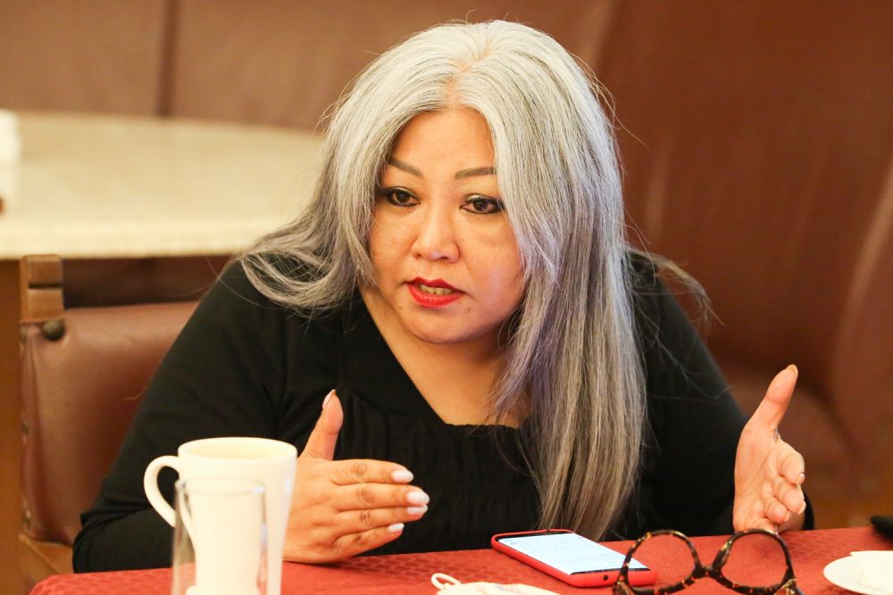Maju founder Siti Kasim speaks to Malay Mail during an interview September 5, 2020. — Picture by Choo Choy May