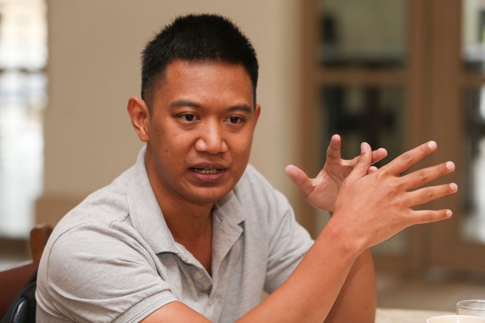 Amri Ahmad speaks to Malay Mail during an interview September 5, 2020. — Picture by Choo Choy May