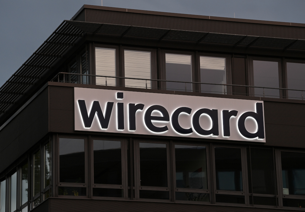 The logo of German payments provider Wirecard is seen at a building of the companyu00e2u20acu2122s headquarters in Aschheim near Munich, southern Germany, September 2, 2020. u00e2u20acu201d AFP pic