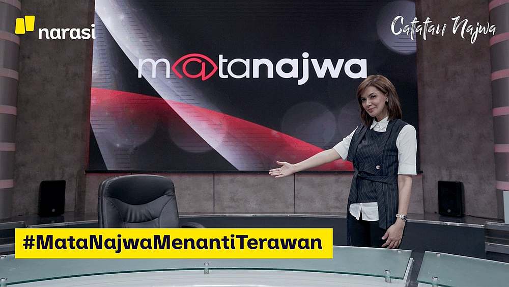Najwa reveals she had extended multiple invitations to Terawan to appear on the show but was ignored. u00e2u20acu201d Picture courtesy of Twitter/MataNajwa
