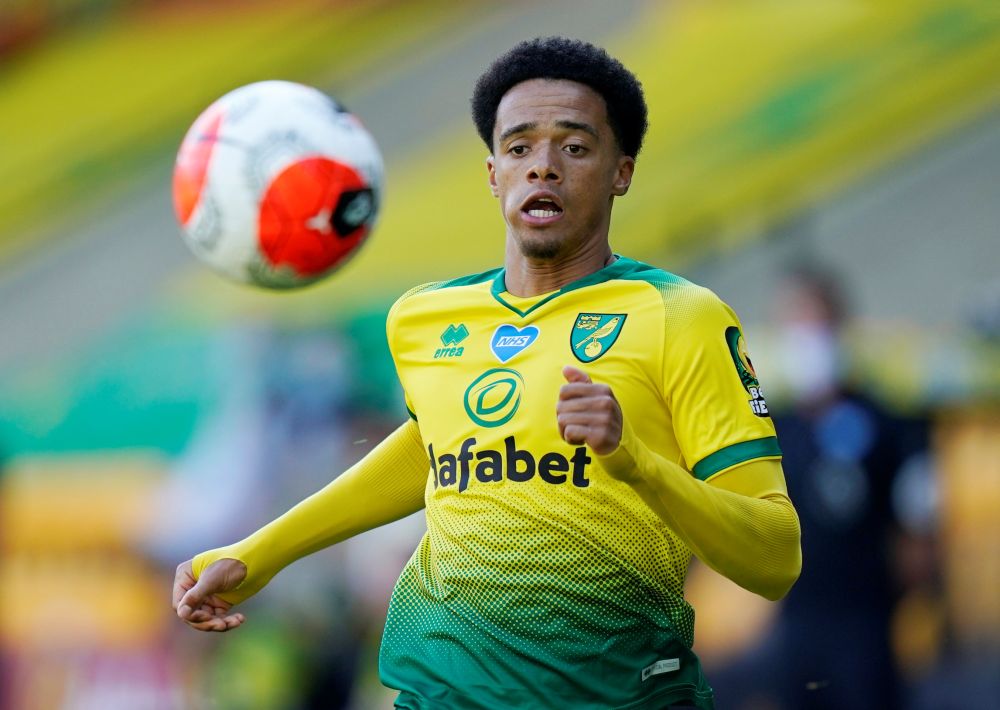 Norwich City's Jamal Lewis in action during the match against Everton at Carrow Roadm Norwich June 24, 2020. u00e2u20acu201d Reuters pic