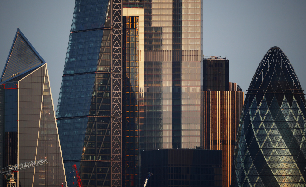Skyscrapers in The City of London financial district are seen in London, Britain, September 14, 2020. u00e2u20acu201d Reuters picnn